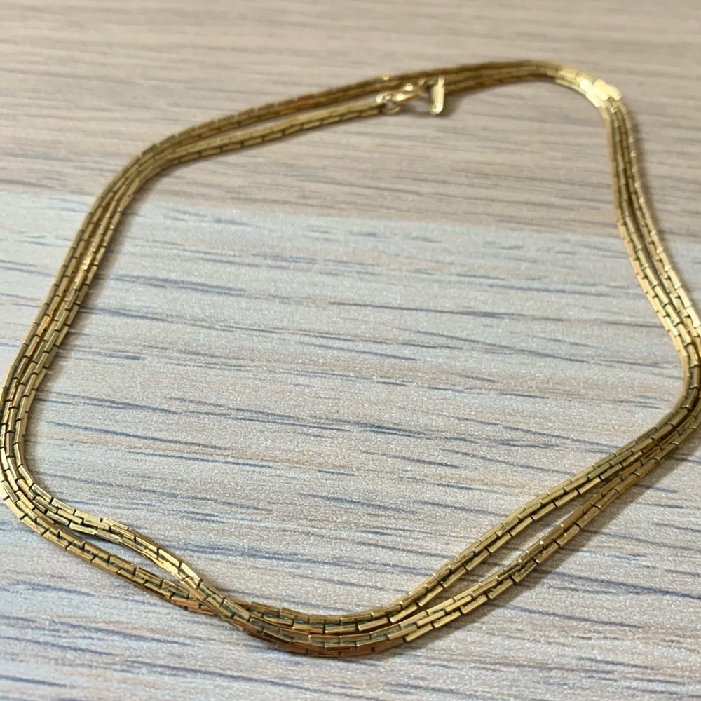 Vintage Monet Gold Necklace